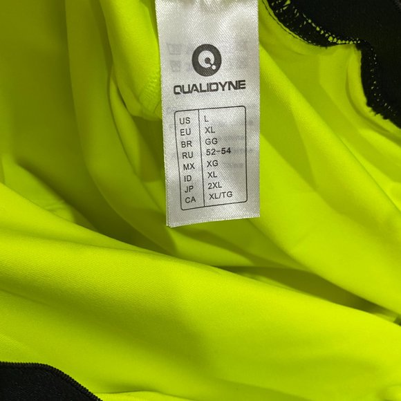 Qualidyne Men's Shorts Gray Green Men's Large Lightweight Exercise Active Wear - Picture 9 of 10